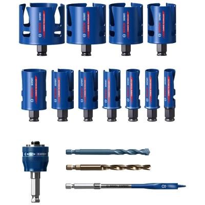 Serra Copo Expert Construction Material com Dentes em Carbide e Ranhuras em Formato de Gota 15 Peças
