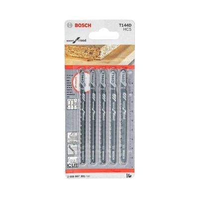 Lâmina de Serra Tico T144D Speed For Wood com Cortes Rápidos 5 Peças Aço Carbono Bosch