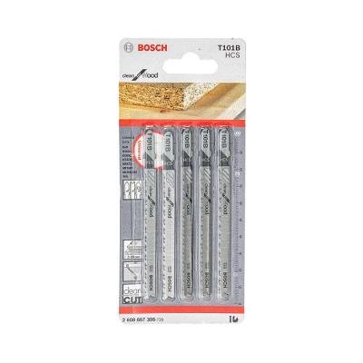 Lâmina de Serra Tico T11b Clean For Wood Cortes Precisos 5 Peças Aço Carbono Bosch