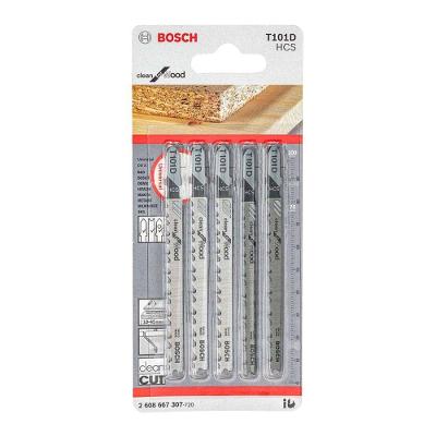 Lâmina de Serra Tico T11d Clean For Wood com Cortes Precisos 5 Peças Aço Carbono Bosch