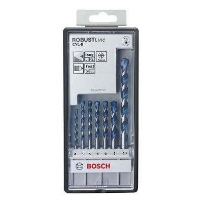 Jogo de Brocas Cyl-5 para Concreto com Power Grip 4-5-6-8-10 mm Carbeto Tungstênio Diamantado Bosch