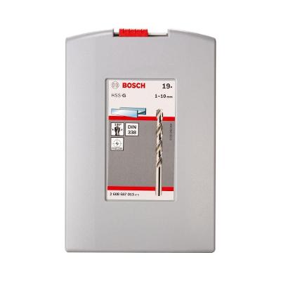 Jogo de Brocas PRO Metal HSS-G com Ponta Split Point 1,0-10,0mm 9un Bivolt Bosch
