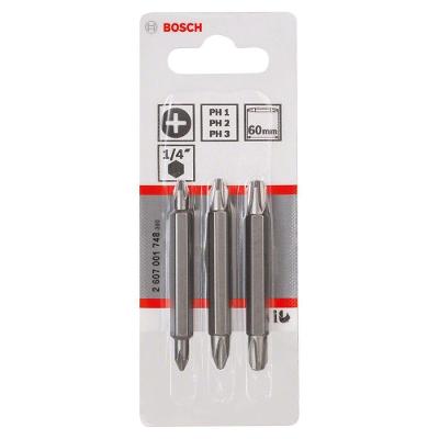 Jogo de Pontas Extra Hard 60mm com Zona de Torção Cônica Inox Bosch