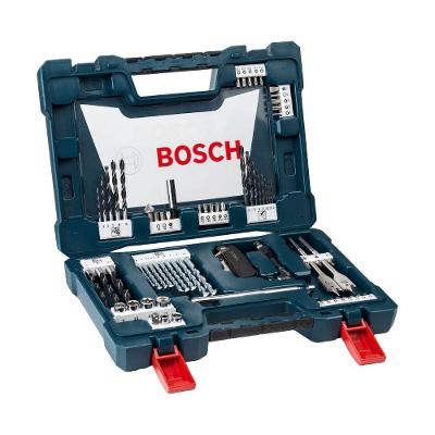 Kit de Brocas e Pontas V-line 68 Peças com Titânio e Suporte Magnético Bosch