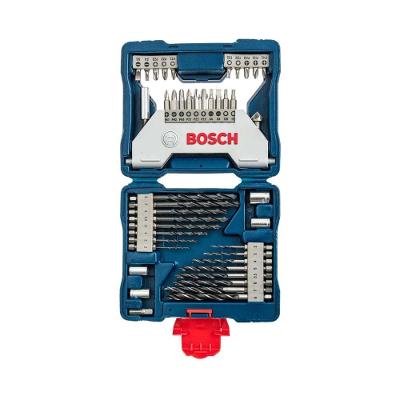 Kit de Brocas e Pontas X-line 43 Peças com Maleta para Perfuração em Metal Madeira e Alvenaria Bosch