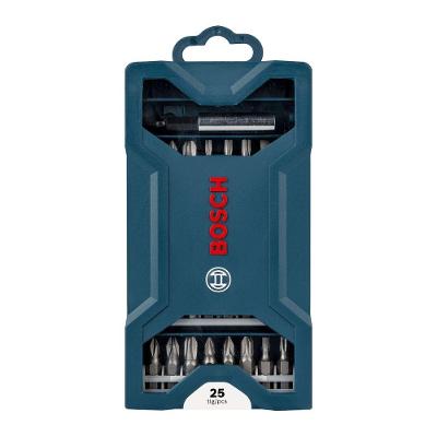 Kit de Pontas para Parafusar Mini X-line com Encaixe Hexagonal e Suporte Magnético Bivolt Bosch