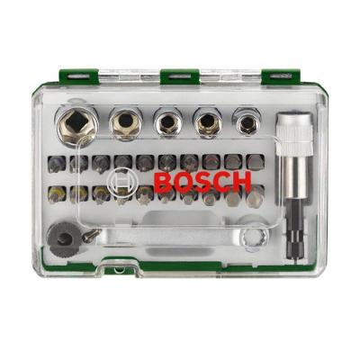 Kit de Pontas e Soquetes Extra Hard com Zona de Torção Cônica 1-4 e Aço de Alta Qualidade Bosch