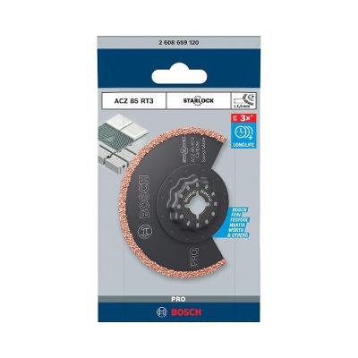 Lâmina de Serra de Segmentos ACZ 85 RT3 Cortes de Precisão Compatibilidade Starlock 85mm Bosch