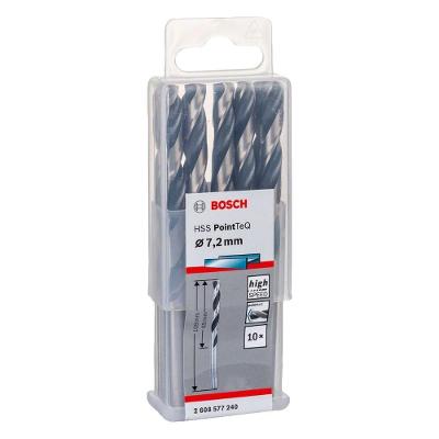 Broca para Metal Hss-pointteq com Ponta Split Point 7,2mm Preto Bosch