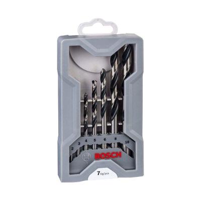 Broca para Metal Hss-pointteq Mini X-line com Ponta Split Point 7un Preto Bosch