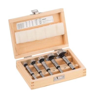 Jogo de Brocas Forstner 15-35mm 5 Peças para Madeira Aço 50 HRC Bosch