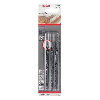 Lâmina Serra Tico T234X Progressor For Wood Cortes Precisos em Madeira 3pçs Bosch