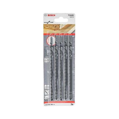 Lâmina Serra Tico T344D Speed For Wood Cortes Rápidos 5Lâminas Prata Bosch