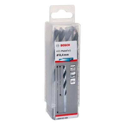 Broca para Metal Hss-pointteq com Ponta Split Point 135° 8,4mm 10 Peças Bosch