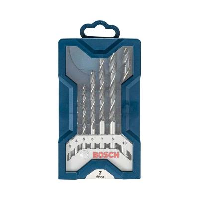 Jogo de Brocas Madeira Mini X-line 3-10mm 7 Peças com Ponta Autocentrante Bosch