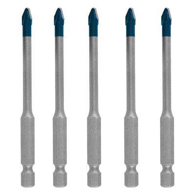 Jogo de Brocas Expert Hex-9 Hard Ceramic com Ponta Centralizadora Ativa 5x90mm Cinza Bosch