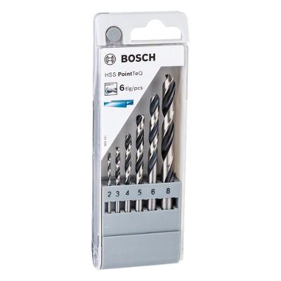 Jogo de Brocas Hss-pointteq 6 Peças com Ponta Centralizadora Split Point Bosch