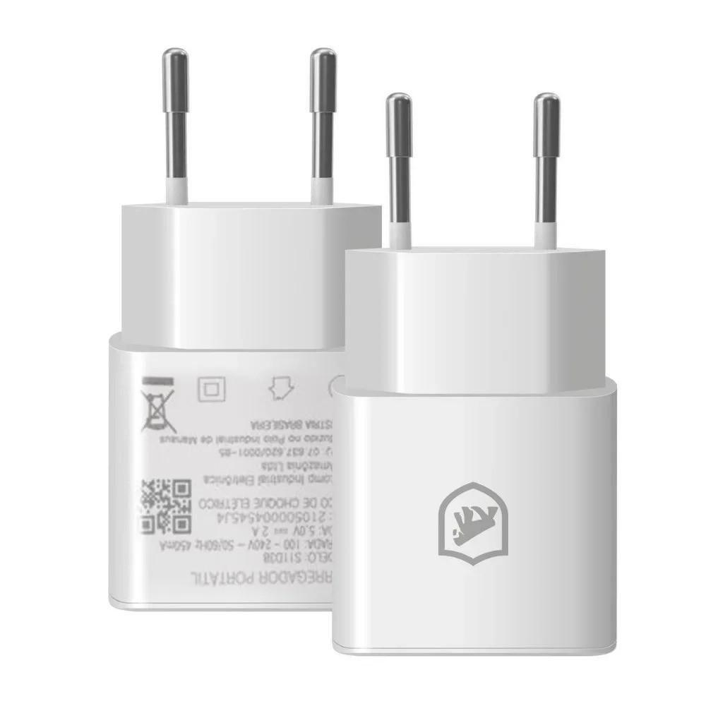 Kit Carregador 10W + Cabo Micro Usb V8 - Nano Mob - Gshield - 3