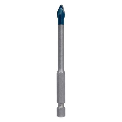 Broca para Porcelanato Expert Hex-9 Hard Ceramic 6X90MM Ponta Centralizadora Cinza Bosch