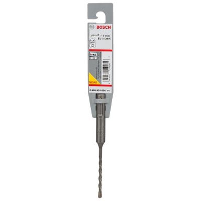 Broca Sds Plus-3 para Concreto com Quatro Espirais e Arestas em Carbeto de Tungstênio Prata Bosch