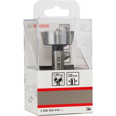 Broca para Madeira Forstner 40MM com Dentes Otimizados e Ponta Centralizadora Aço 50 HRC Bosch