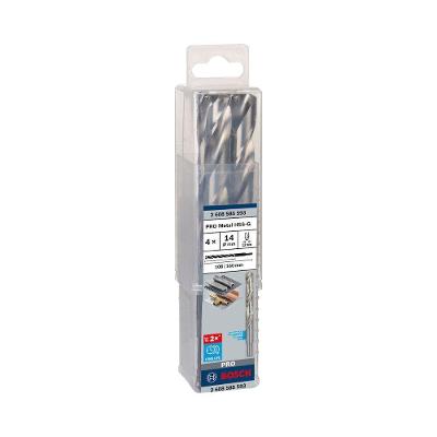 Broca para Metal Bosch Pro Metal HSS-G 14mm com Ponta Split Point 4un Preta