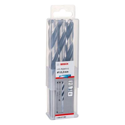 Broca para Metal Hss-pointteq 12,2mm com Ponta Split Point 5 Peças Preta Bosch