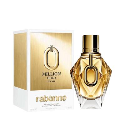 Perfume Million Gold Feminino Eau de Parfum Floral 90ML Paco Rabanne