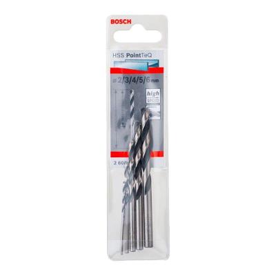 Jogo de Brocas Hss-pointteq 2-6mm com Ponta Centralizadora 5 Peças Bosch