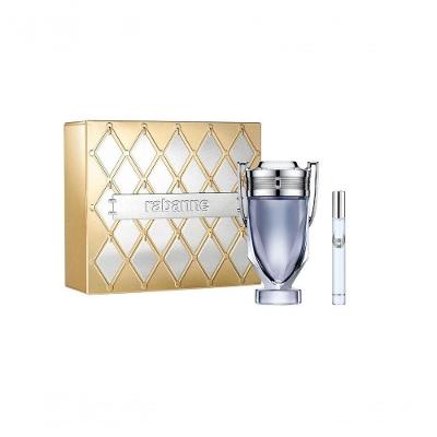 Kit Perfume Invictus Masculino Eau de Toilette Amadeirado Aquático 200ML Paco Rabanne