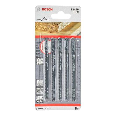 Lâmina Serra Tico T244D Speed For Wood com Passo de Dentes Progressivo 5 Peças Bosch