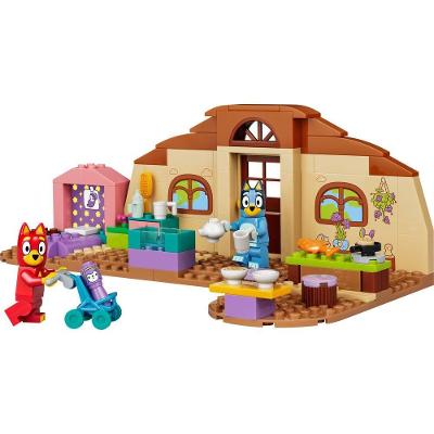 Brinquedo de Construção 11221 com Escola da Série Bluey Minifiguras Bluey e Rusty Marrom Lego