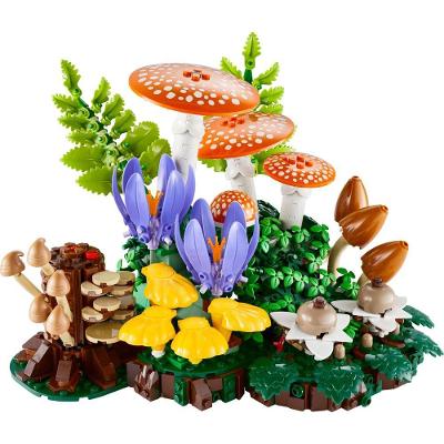 Conjunto de Construção Cogumelos da Floresta 11505 com Amanita Muscaria e Samambaia Verde Lego
