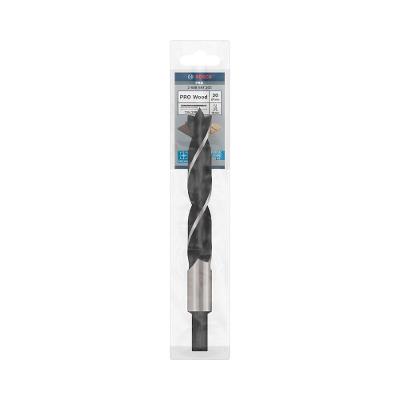 Broca para Madeira Pro Wood 20MM com Ponta Centralizadora e Espiral Duplo Bosch