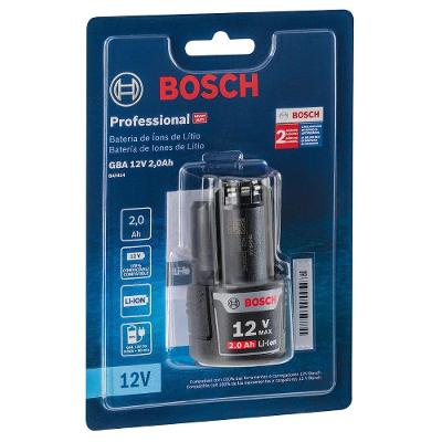 Bateria GBA 12V 2,0 Ah com Íons de Lítio sem Efeito Memória para Ferramentas 12V Bosch