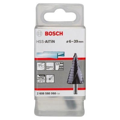 Broca Escalonada Hss-altin 6-39mm 12 Diâmetros para Metal com Altin e Split Point Bivolt Bosch