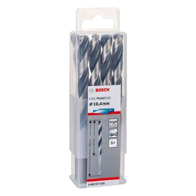 Broca para Metal Hss-pointteq 10,4mm Ponta Split Point Cinza Bosch