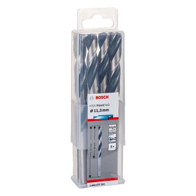 Broca para Metal Hss-pointteq 11,3mm com Ponta Split Point Cinza Bosch