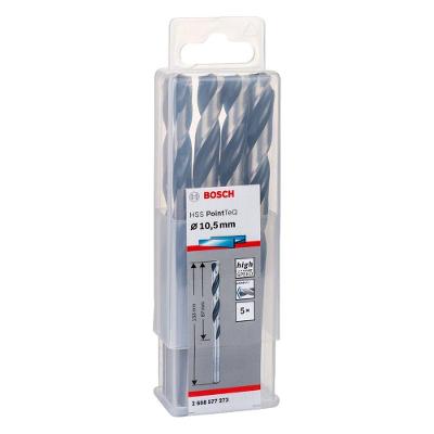 Broca para Metal Hss-pointteq 10,5mm com Ponta Centralizadora Split Point 5 Peças Bosch
