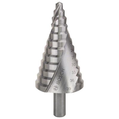 Broca Escalonada Bosch HSS 6-39MM com Ponta Split Point e Canal CNC Bivolt