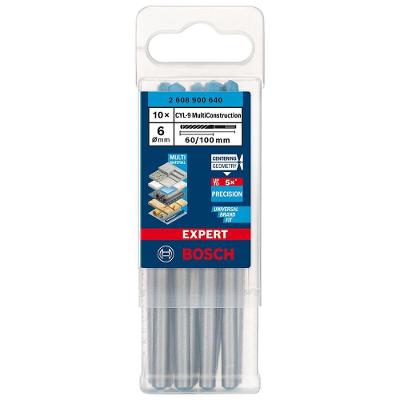 Broca Expert Cyl-9 Multiconstruction Perfuração Precisa em Múltiplos Materiais 6x60x100mm 10pçs