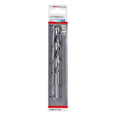Broca para Metal Hss-pointteq 12,0mm com Ponta Centralizadora Split Point e Haste Reduzida Bosch