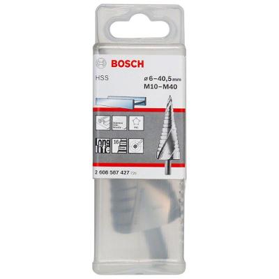 Broca Escalonada Aço Rápido HSS 6-40,5mm com Ponta Split Point Bivolt Bosch