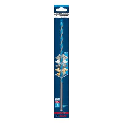Broca Expert Cyl-9 Multiconstruction Multimaterial com Arestas com Diamante Cinza Bosch