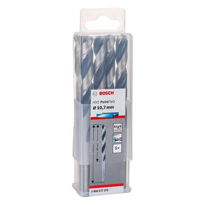 Broca para Metal Hss-pointteq 10,7mm Tecnologia Split Point 5 Peças Preta Bosch