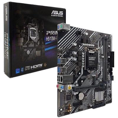 Placa Mãe Asus Prime H510M-F R3.0 Soquete LGA1200 DDR4 MATX HDMI Ethernet 1Gb Preta Asus