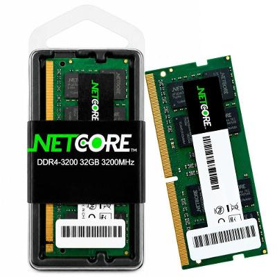 Memória para Notebook NET432768SO32LV 32GB 3200MHz DDR4 SO-DIMM Non-ECC Netcore