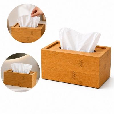 Porta Lenço de Papel MDF Premium Organizador Decorativo Design Moderno para Banheiro Amadeirado Yeet