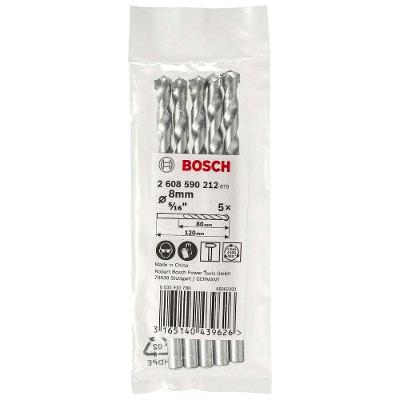 Broca para Concreto Cyl-1 Perfuração Eficiente com Design em U 8 X 80 X 120 mm 5 Peças Bosch
