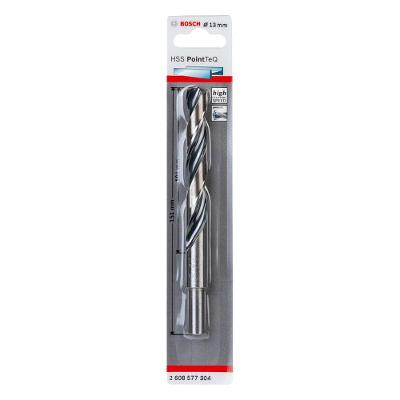 Broca para Metal Hss-pointteq 13,0mm com Ponta Split Point e Óxido Negro Preto Bosch